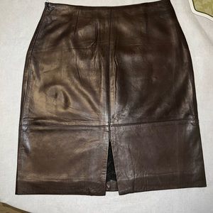 Genuine Butter soft Leather Skirt